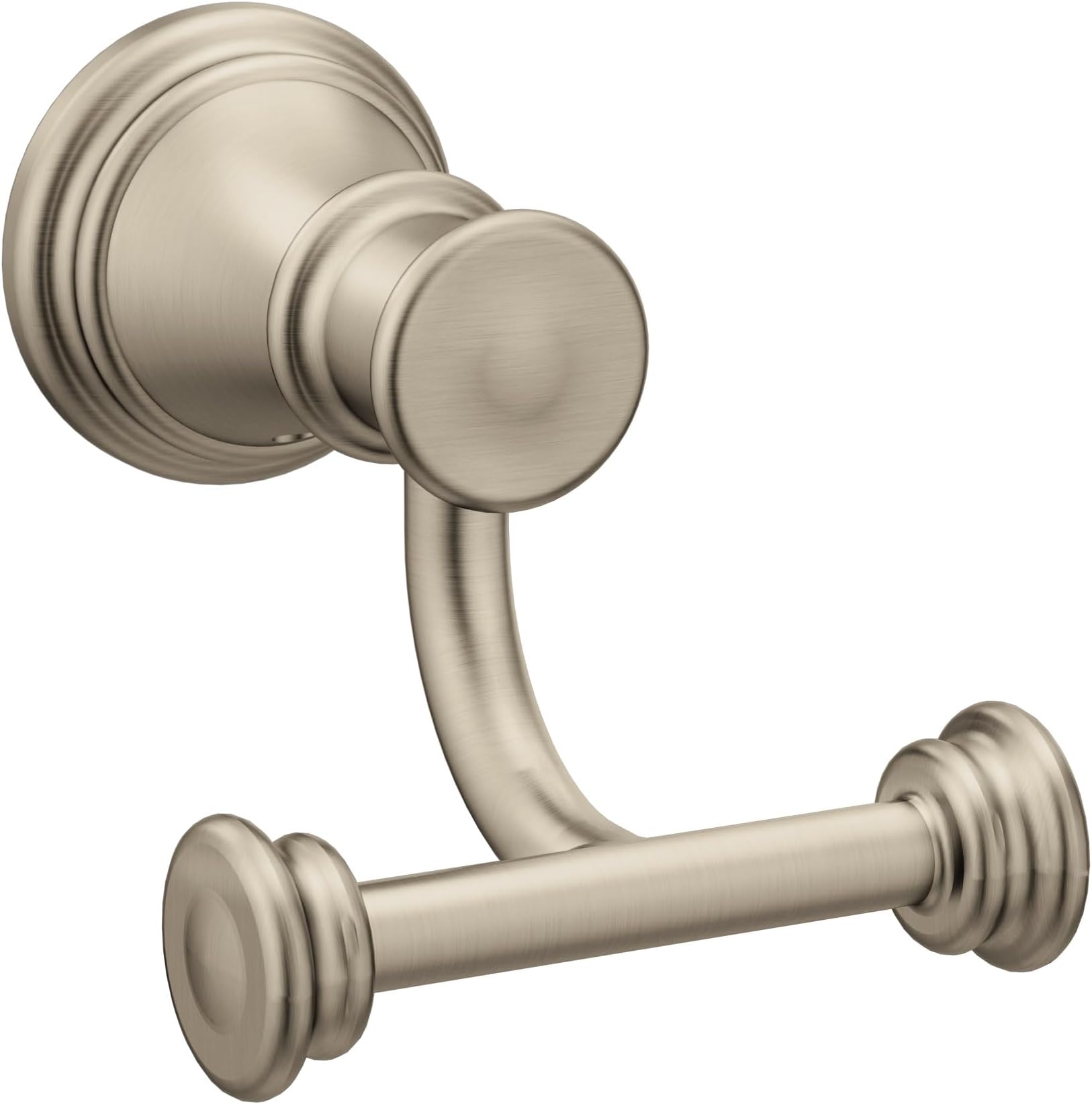 Moen YB6403BN Belfield Double Robe Hook, Brushed Nickel