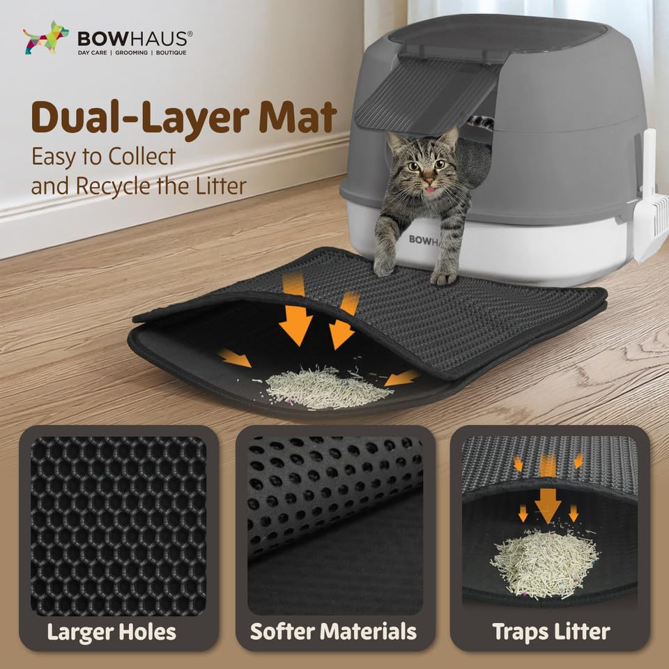 Arenero para Gatos BOWHAUS Extra Grande con Tapa Desmontable miniatura 4