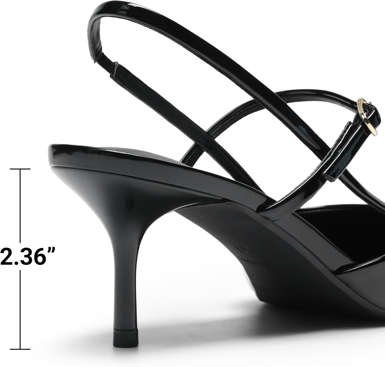 DREAM PAIRS Mary Jane Kitten Heels for Women Slingback Pumps - Comfortable Pointed Closed Toe Low Heel Dress Shoes 2.36 Inch for Office Work Party Wedding Church - Image 6