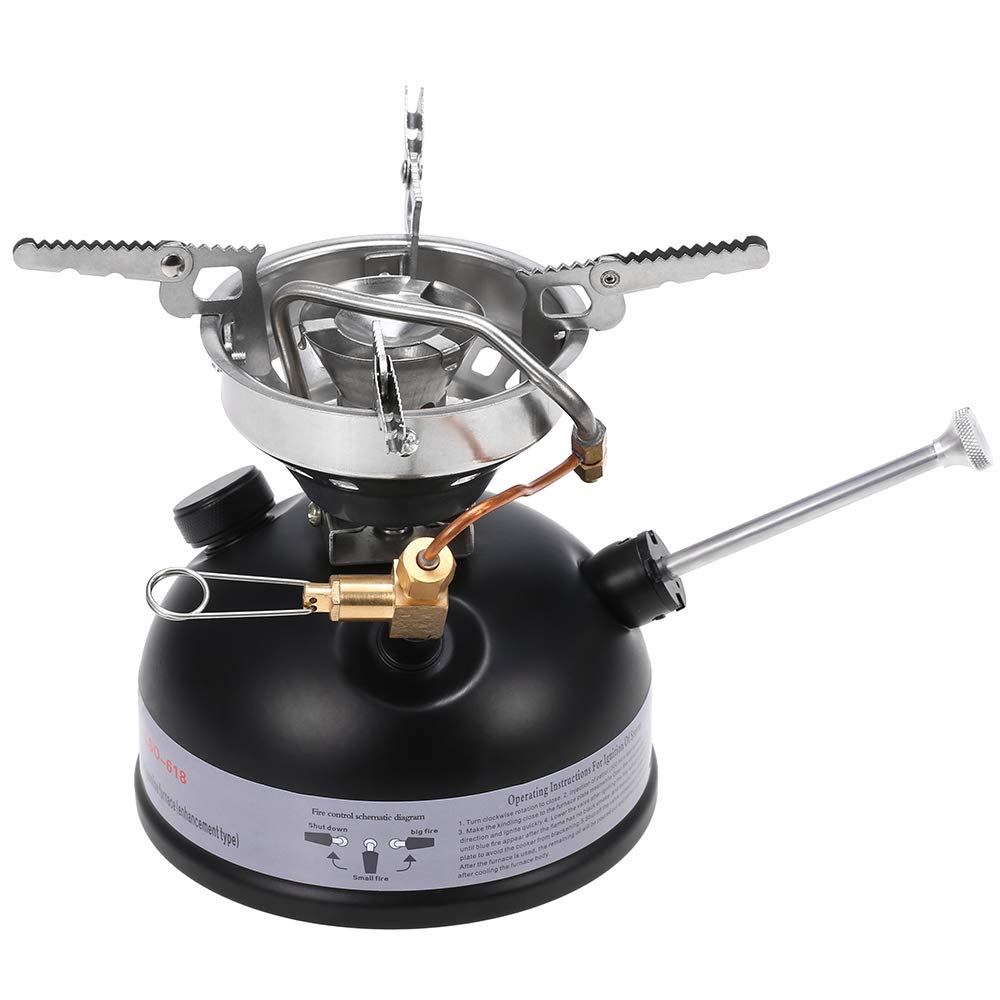 Réchaud multifonction portable pour camping, randonnée, randonnée, compact, léger, solution de cuisson polyvalente pour les aventures en plein air