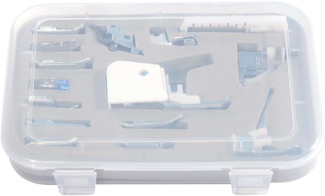 Youngine 15pcs Sewing Machine Presser Walking Foot Kit Professional Snap-On Low Shank Sewing Accessories for Brother Singer - Image 3