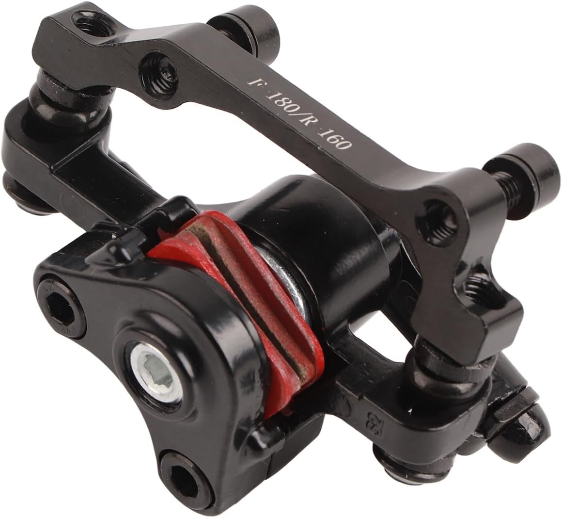 Bike Pulling Disc Brake Front Rear Adjustable Tightness Smooth Control for Urban Cycling, Easy Installation (BB8(F180R160))