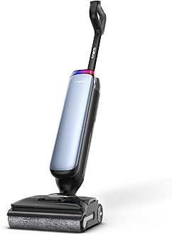 Floor One S9 Artist Pro Wet Dry Vacuum Cleaner, 22kPa Suction, 360° SmoothDrive, Anti-Tangle Design, 185°F Flashdry, 75 Min Runtime, Dual-Edge Cleaning, 180° Lay-Flat
