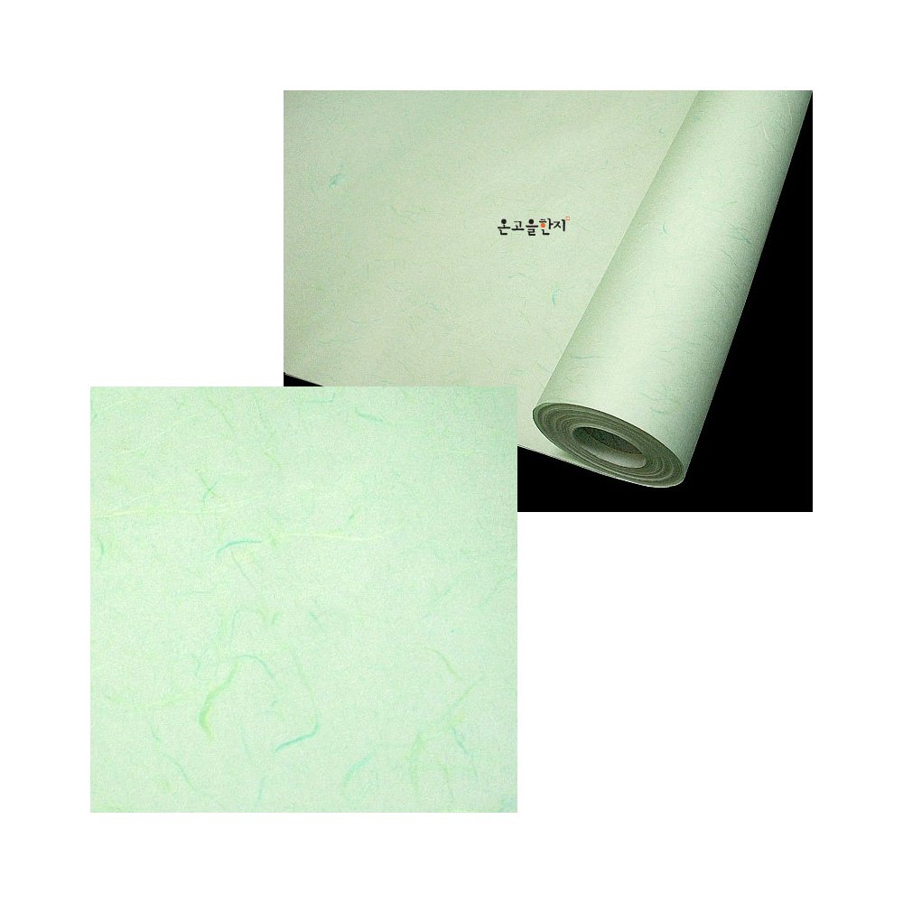 Naraon stylos coréen traditionnel papier mûrier stylos de différentes couleurs, avec véritable Matière 79 x 2 100,1 cm, vert clair, 31.1" X 826.8" (79 X 2100 Cm)