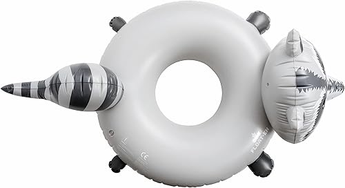 Miniatura 3 de FLOAT-EH Flotador de piscina de mapache para adultos, flotadores de lago inspirados en el norte