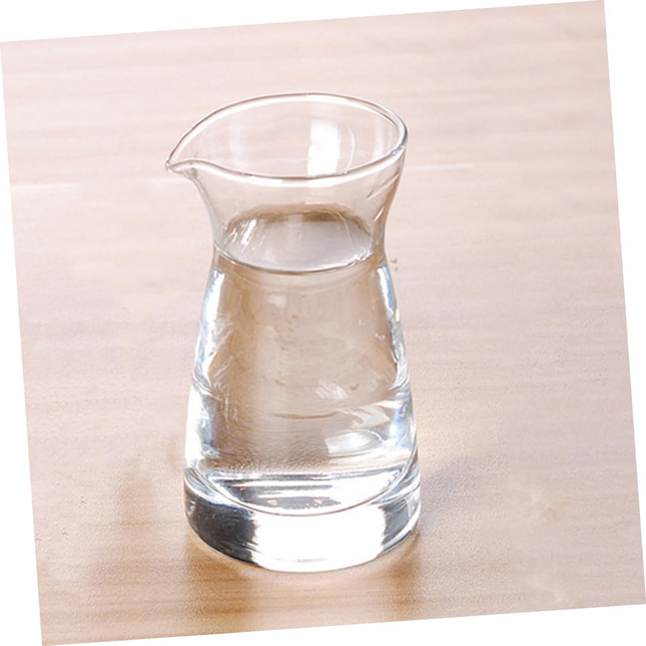 Zerodeko 6 Stück Milchkännchen aus Glas 80ml Kleine Milchkrüge mit Ausgießer Vielseitig Nutzbar und Frischhaltend Elegantes Design für Zuhause und Gastronomie