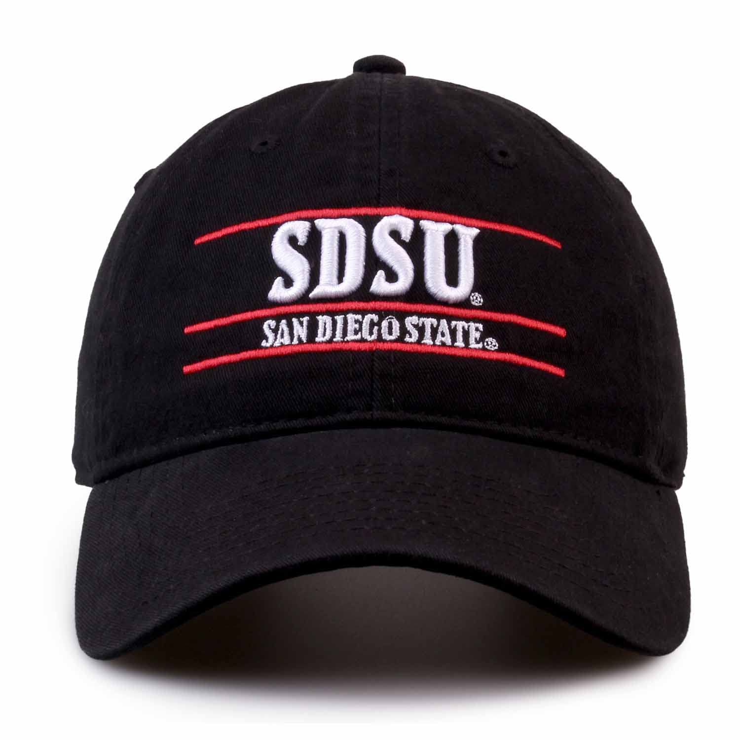 The Game NCAA San Diego State Aztecs Bar Hat - Garment Washed Cotton Twill, Adjustable - View #3