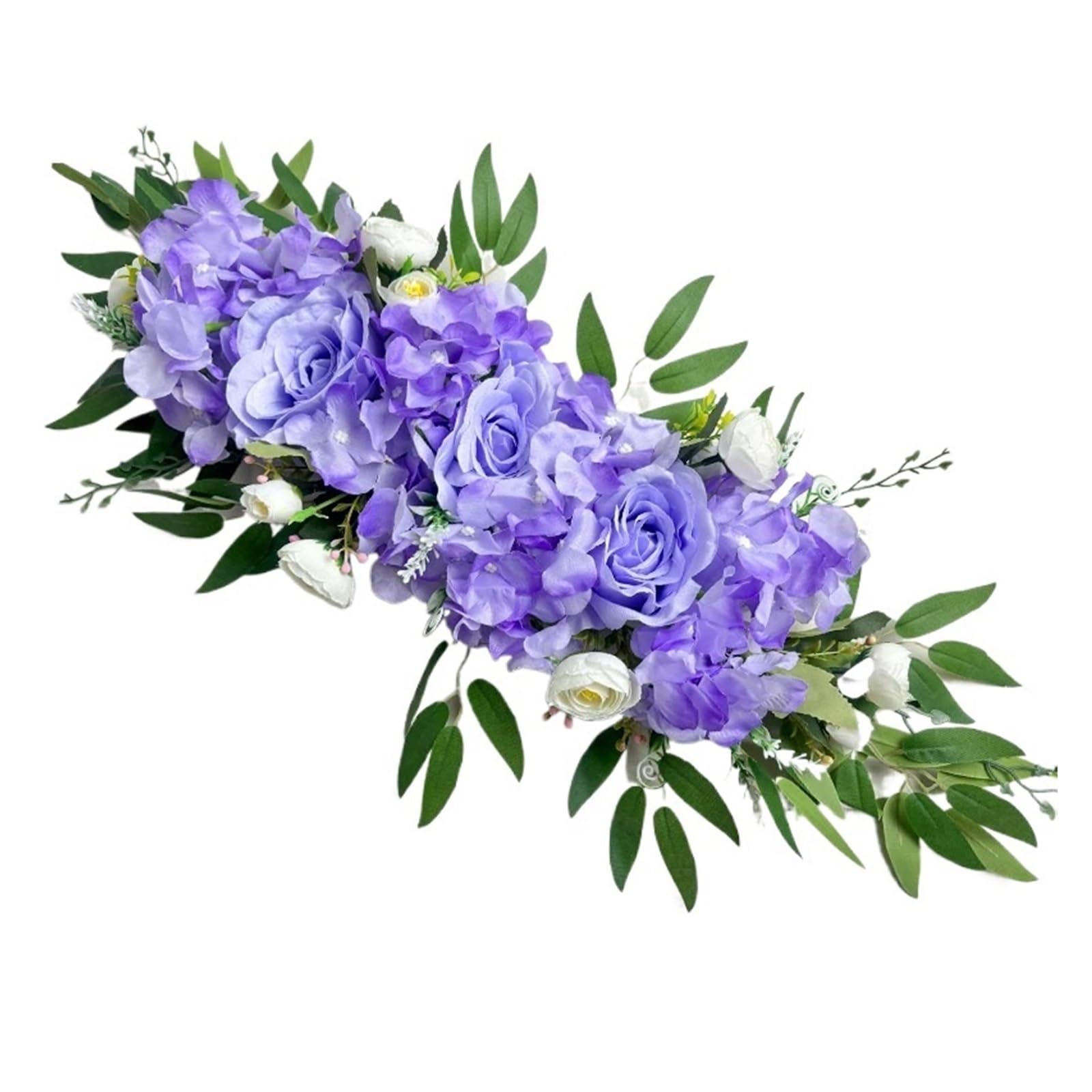 Casetlong 1PC Artificial Flowers For Wedding Decoration Flower Arrangement Table Centerpiece Background Marriage Backdrop(C-1PC)