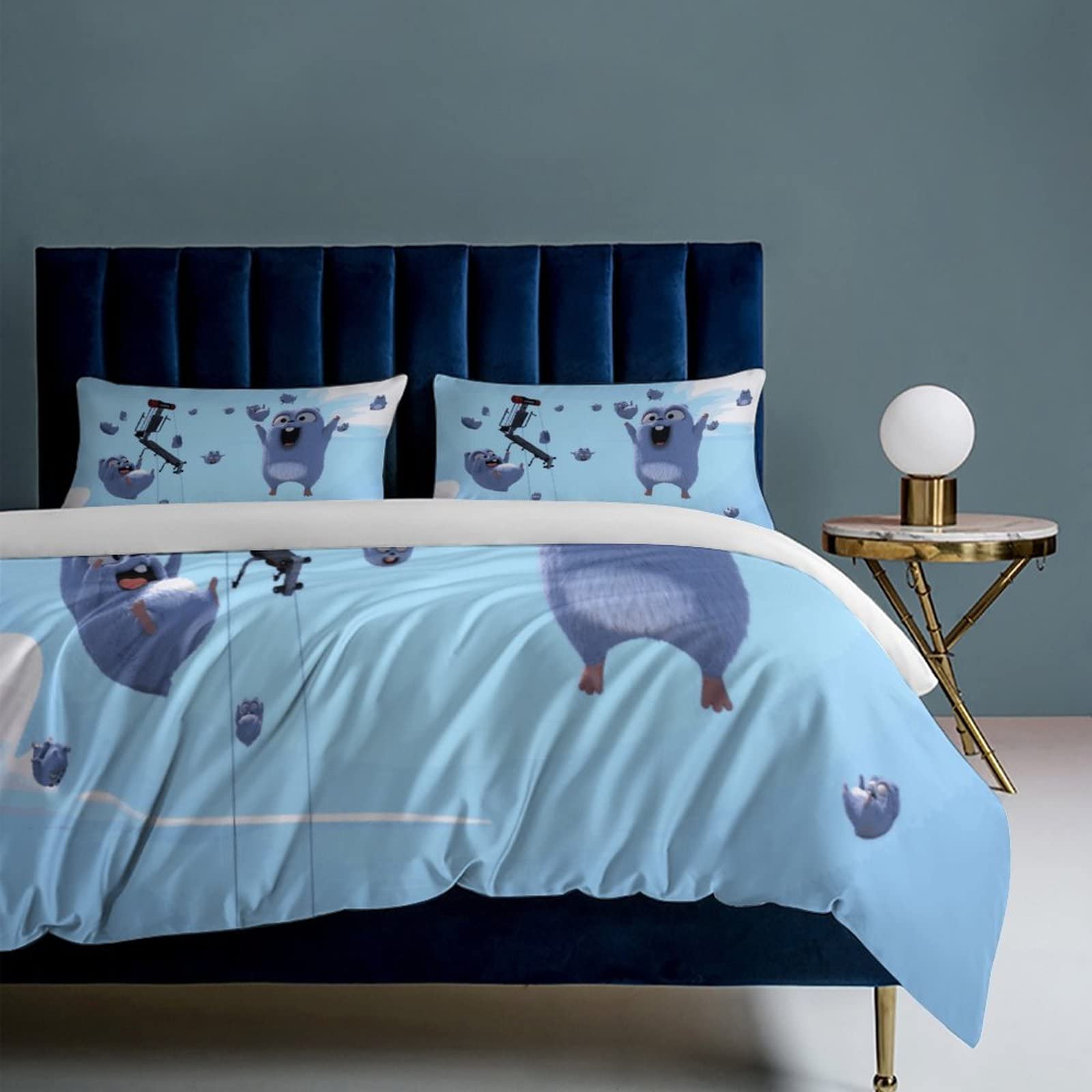 Biancheria Da Letto Per Bambini | Set 2 Pezzi | 135x200 Cm | Motivo Stitch 3D - Foto 3