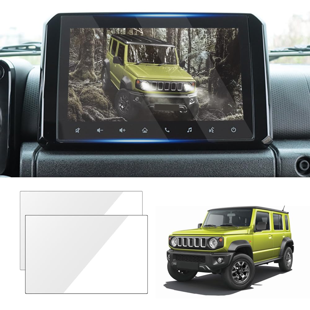 Screen Protector 8 inch for Suzuki Jimny 2023 2024 5-Door, 9H Hardness Tempered Glass Accessories Navigation Display Touchscreen Protective Film (1)