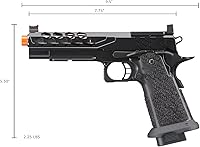Vista 39 de Lancer Tactical Pistola Airsoft STRYK Hi-Capa 5.1/4.3 Full Metal Gas Blowback 330 FPS