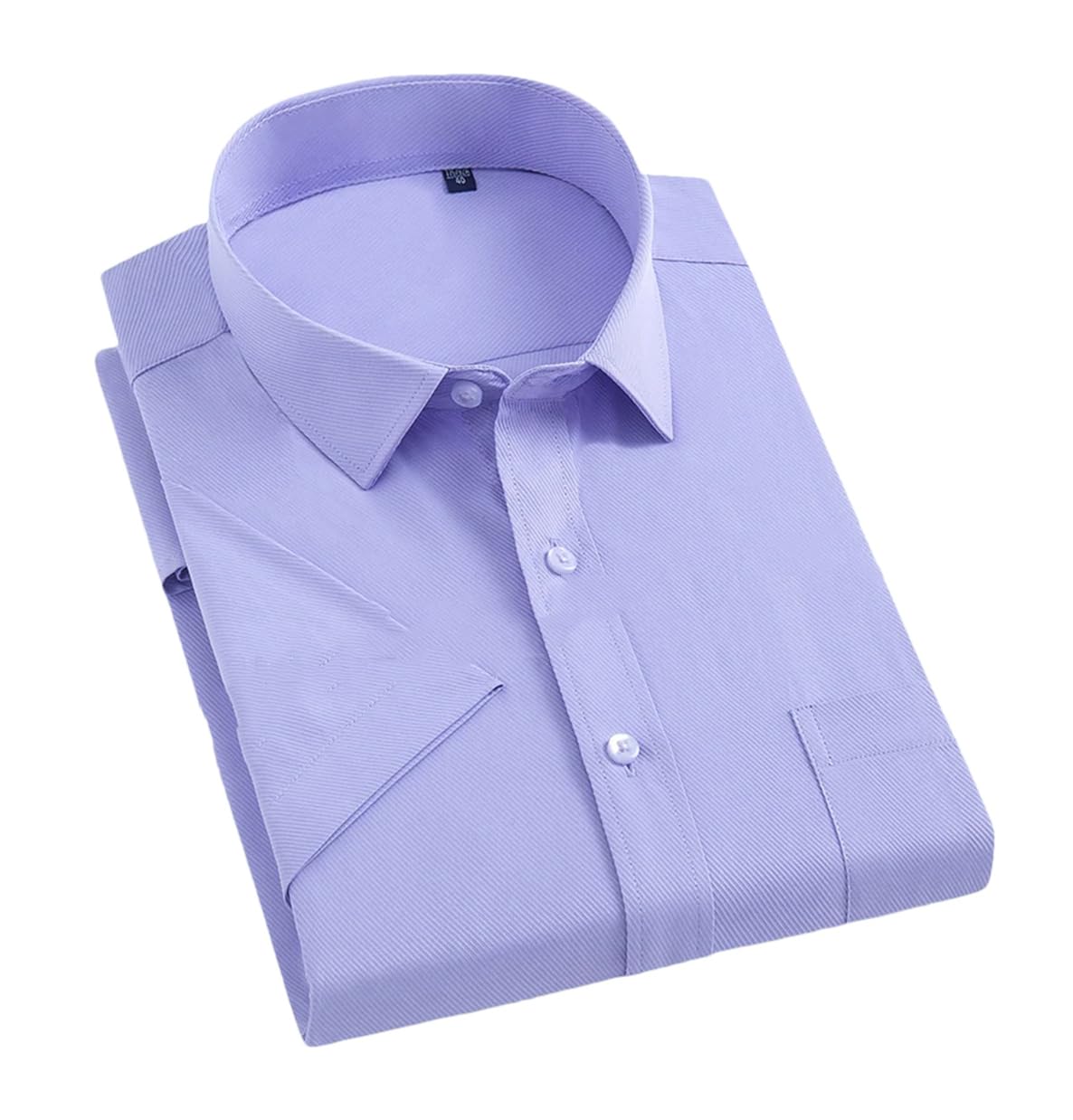 Camisas de vestir de manga corta para hombre, de sarga, camisas de verano a rayas para hombre, estilo casual, ajuste regular, camisas sociales