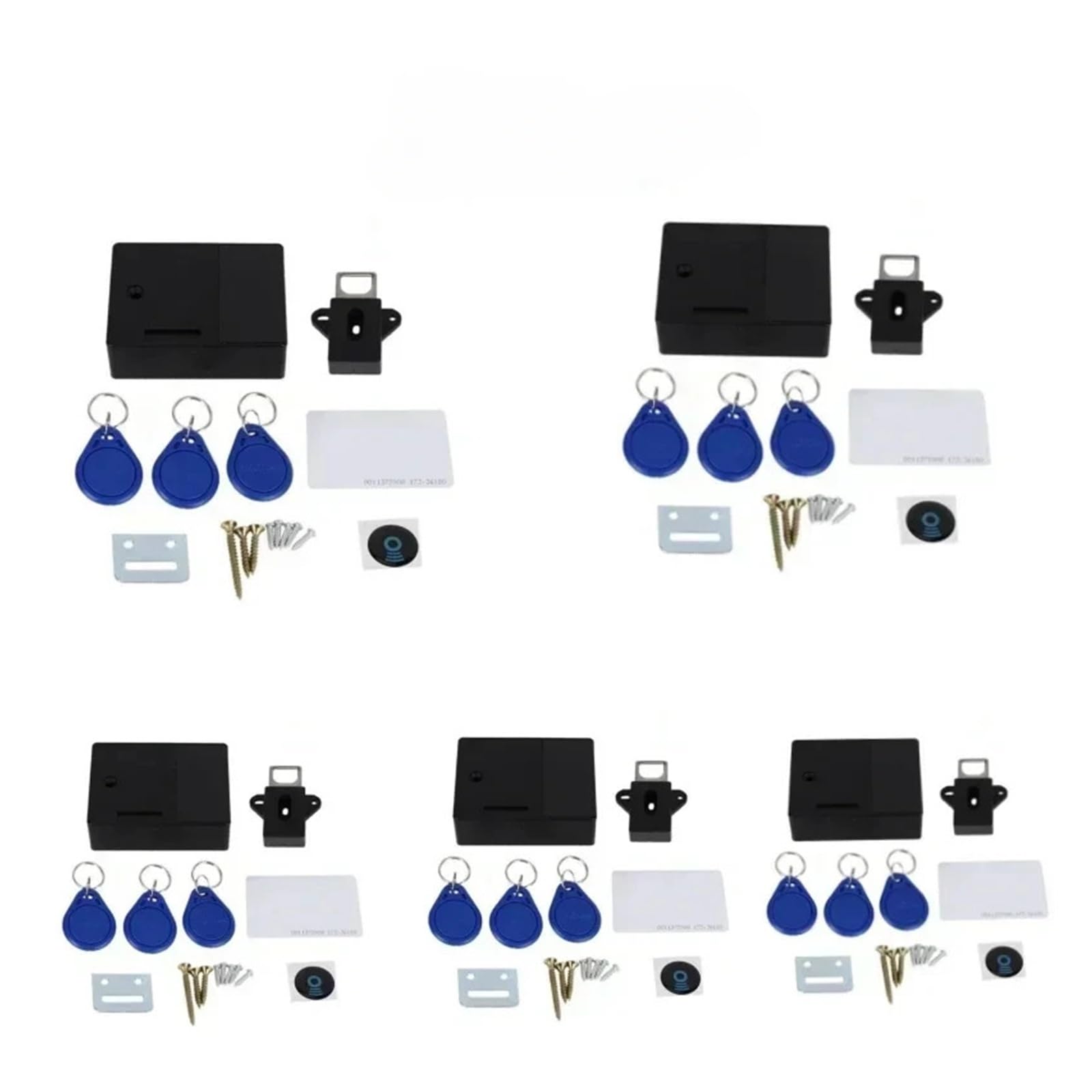 1 sztuk/5 sztuk niewidoczny zamek do szafki czujnik RFID inteligentne bezpieczeństwo szuflady Keyless zamki do szafek na dokumenty urządzenie zabezpieczające przed kradzieżą zamek do drzwi(1 Pcs)