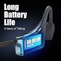 Vista 7 de Bone Conduction Headphones - Bluetooth 5.2 Open Ear Headphones IP67 Waterproof Sport Earphones with Noise-Cancelling Mic - Wireless Bone Conducting