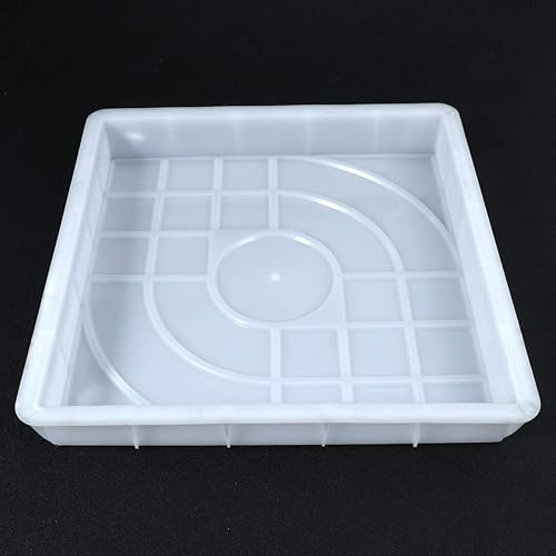 Miniatura 2 de generic Molde de camino DIY Molde de piso Molde de hormigón Paso de piedra de camino Molde de ladrillo para jardín cuadrado acera