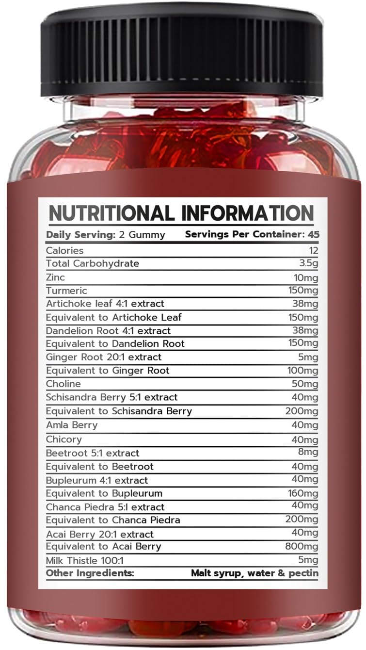 Sash Vitality Leberpflege & Detox Gummiess