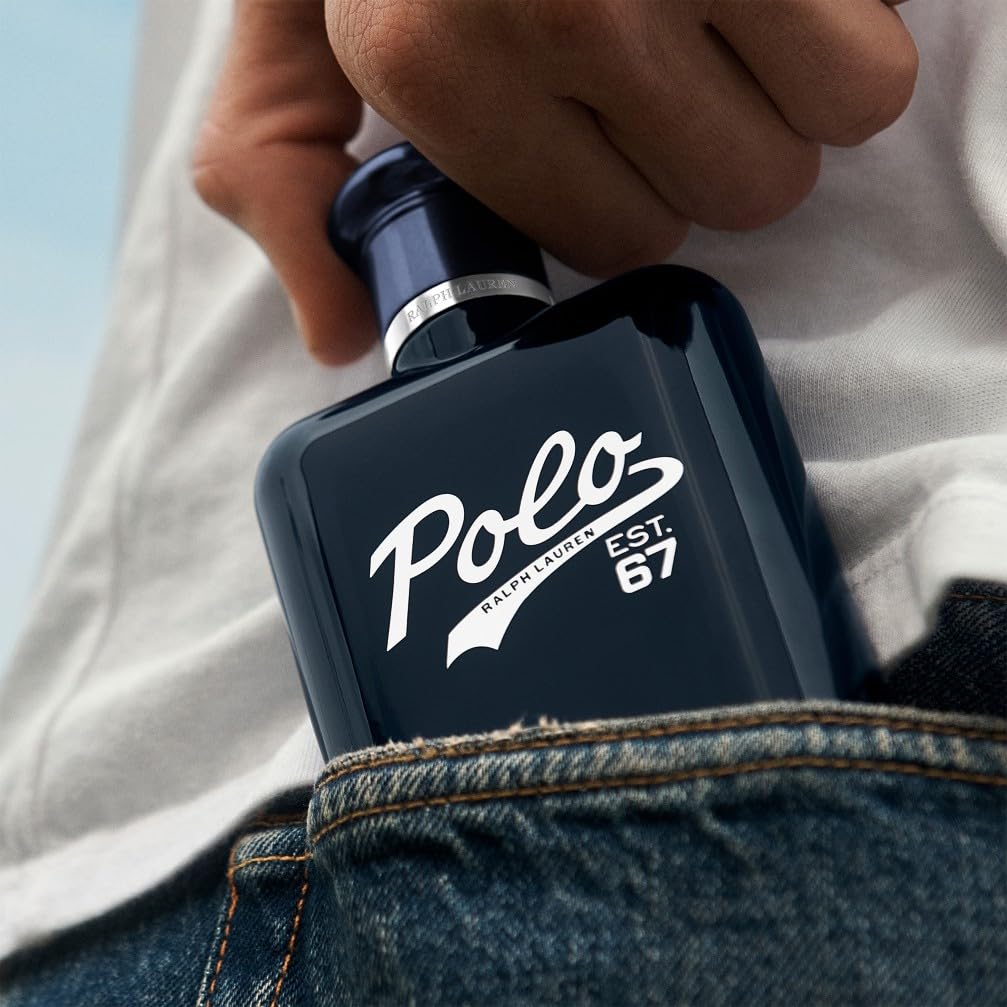 Ralph Lauren Polo 67 Eau de Toilette Uomo, Profumo Uomo Legnoso e Agrumato, Note di Bergamotto, Ananas Succoso, Vetiver e Patchouli, A Lunga Durata, Profumo di Lusso da Uomo