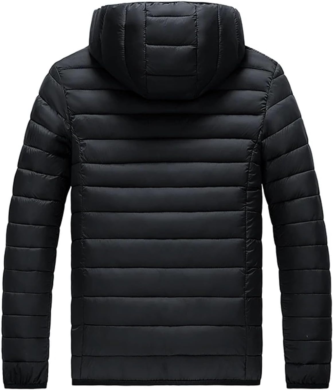 Men's Warm Parkas Jacket Coat Hooded Casual Outwear Detachable Hat Warm and Comfortable Long Sleeves Top