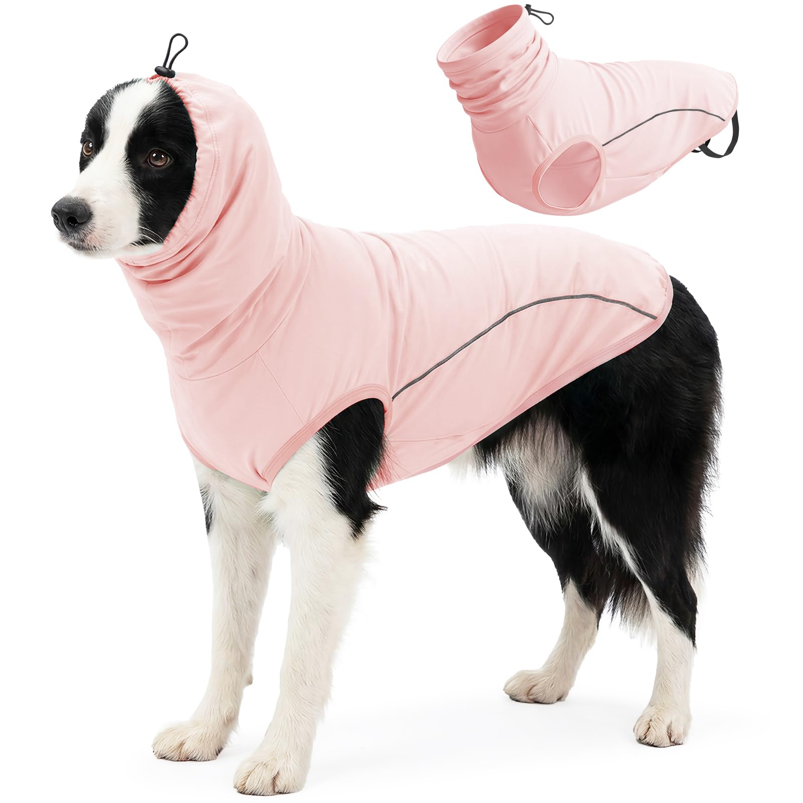 Dog Cooling Vest,Quick Dry Cooling Vest,Dog Cooling Shirt with UPF50+ Sun Protection,for Dogs Outdoor Hiking,Beach Trip,Travel Play,for Small, Medium & Large Dogs (Pink, XXL)