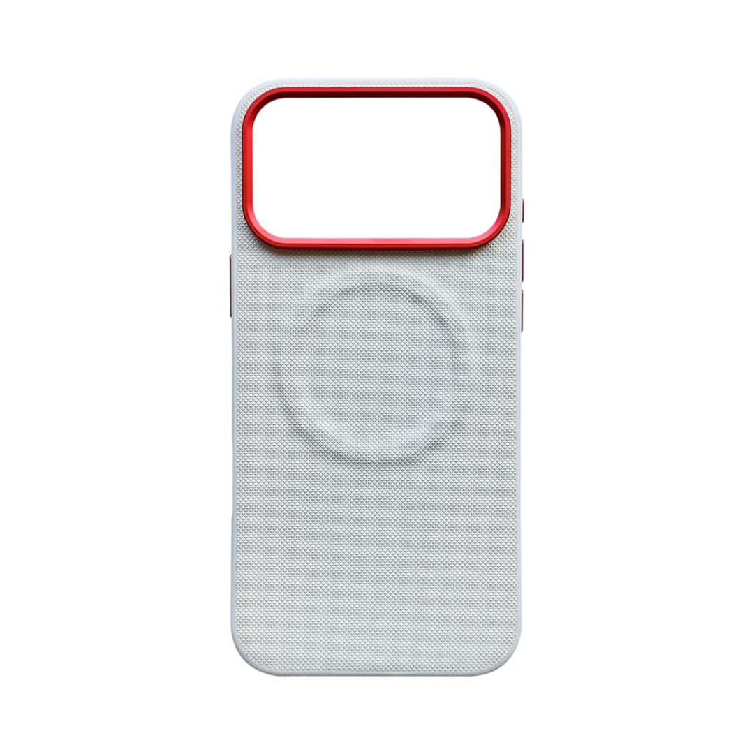 Coque iPhone 17 Pro Max cuir luxe texture diamant charge sans fil - 7