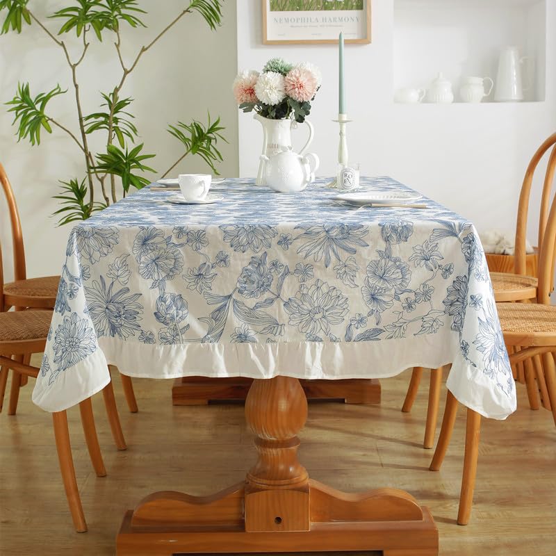 Nappe brodée imperméable et résistante à l'huile coton Xiao Hua