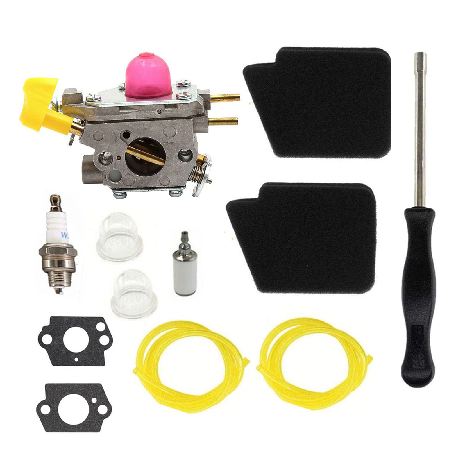 BEIYIPARTS Carburetor Air Filter Fuel Filter for C1U-W52 C1U W52 Stihl Trimmer Carb M TCA24 Carb Tool