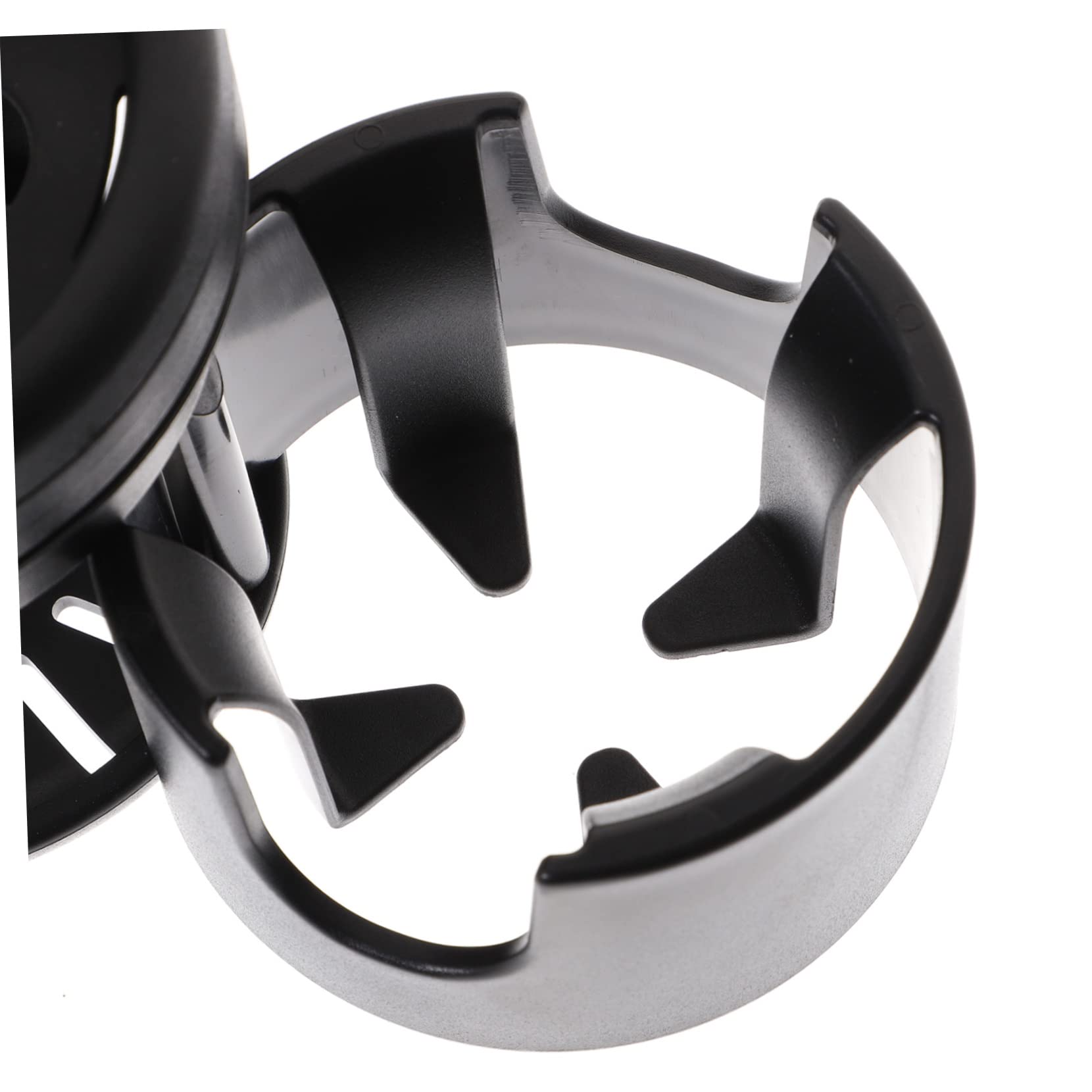 Yardwe Portabicchiere per Passeggino e Bici, Supporto per Biberon e Tazza, in Plastica e Metallo Nero, Antiscivolo, per Parco