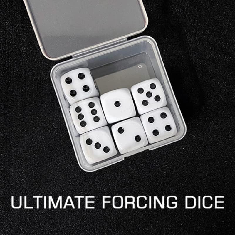 Miniatura 3 de SUMAG Ultimate Forcing Dice Trucos de magia de cerca de salón ilusiones Trucos mentalismo Props Bar Trick Force Un número de dados de puntos mágicos