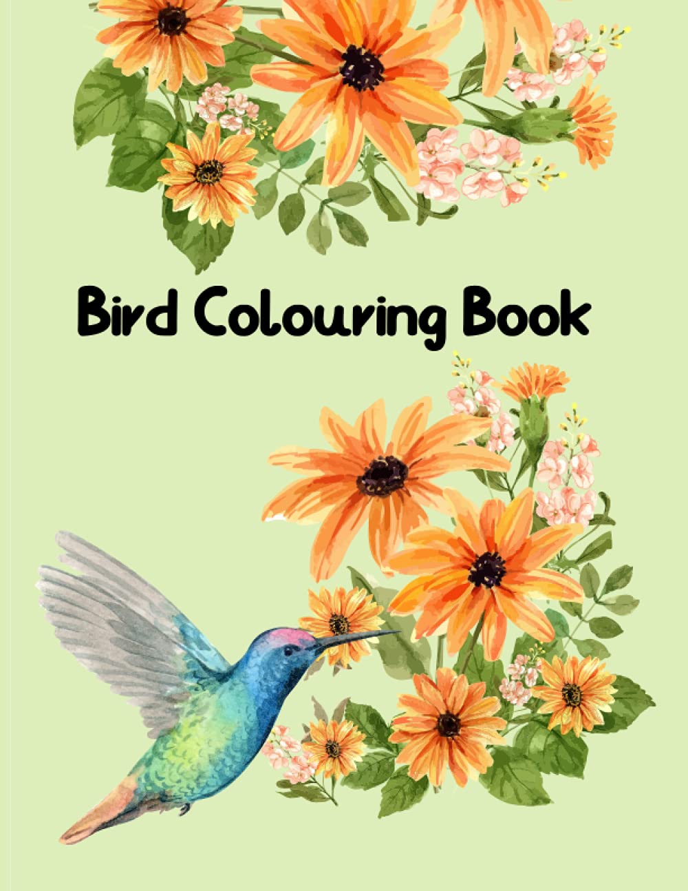 Bird Colouring Book: A book for kids to color birds.