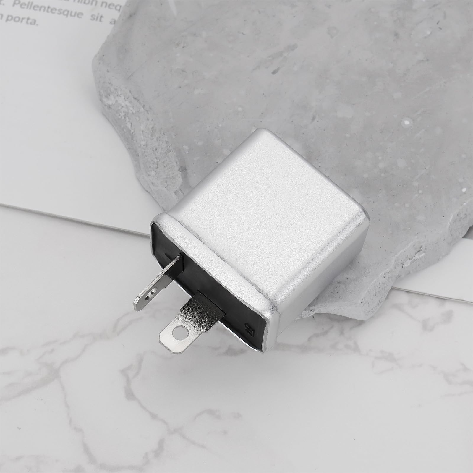 EMagTech 2 Stück 2-poliges Blinker-Blinkrelais 21Wx2+5W Ersatzteil SFB114 SFB115 GFU2124 Kompatibel Mit Mini Oldtimer Kompatibel Mit MGB Kompatibel Mit Triumph