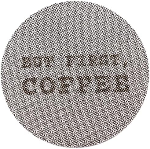 GEMINI Espresso Puck Screen - 53.3mm,1.7mm Thickness 150μm Espresso Filter Screen - Mesh Coffee Reusable Filter For Espresso Portafilter Filter Basket 54mm - Made With 316 Stainless Steel