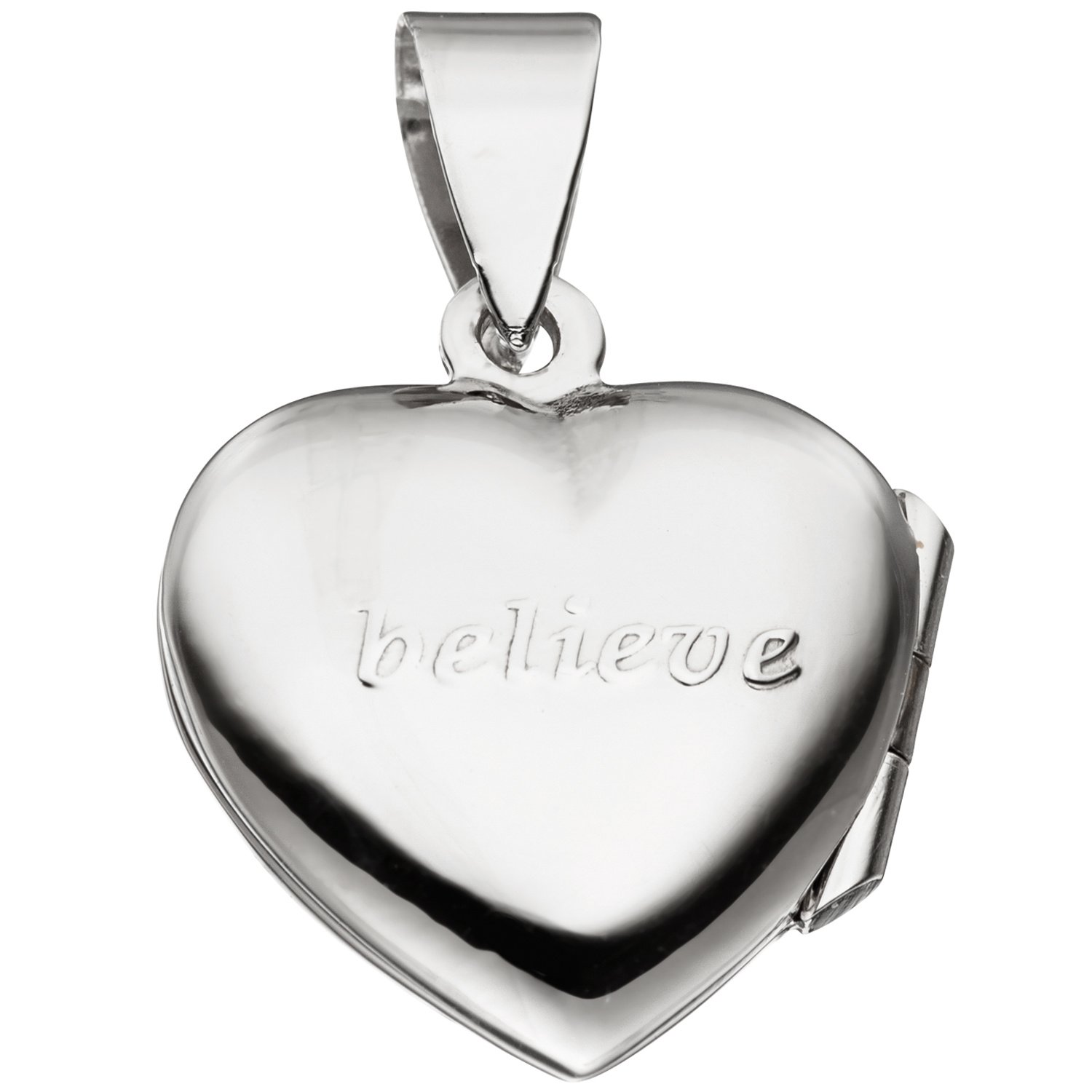 Jobo Damen-Medaillon Herz Fee aus 925 Sterling Silber