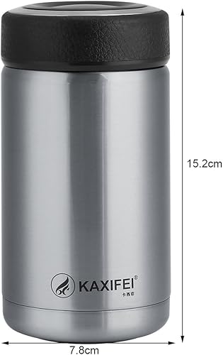 Miniatura 7 de Taza térmica de 12.8 fl oz, acero inoxidable con aislamiento térmico al vacío, botella de viaje, botella de café, taza de café, retención de