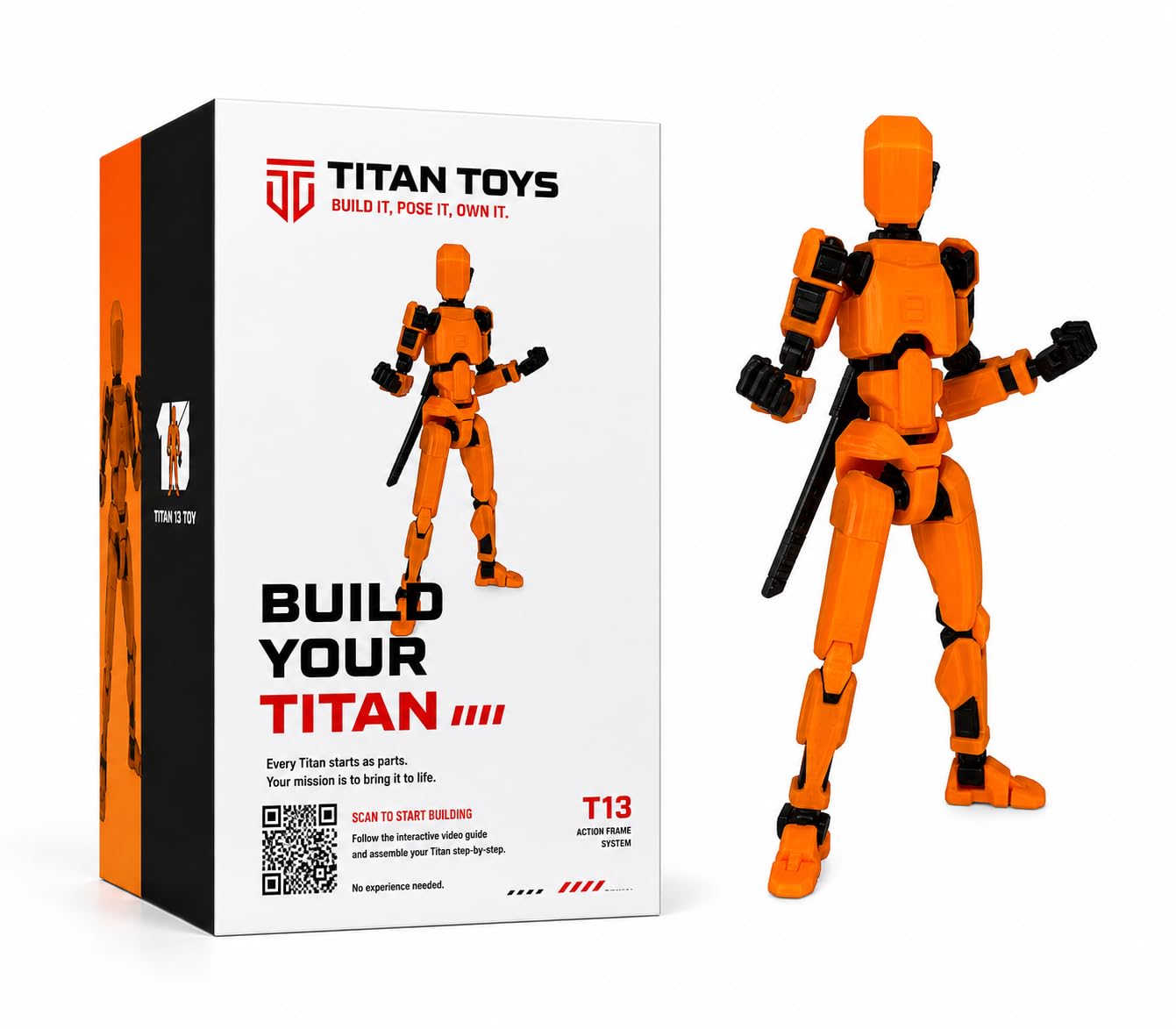 Buy DOOZLE Titan T13 Action Figure Robot Toy, 3D Printed