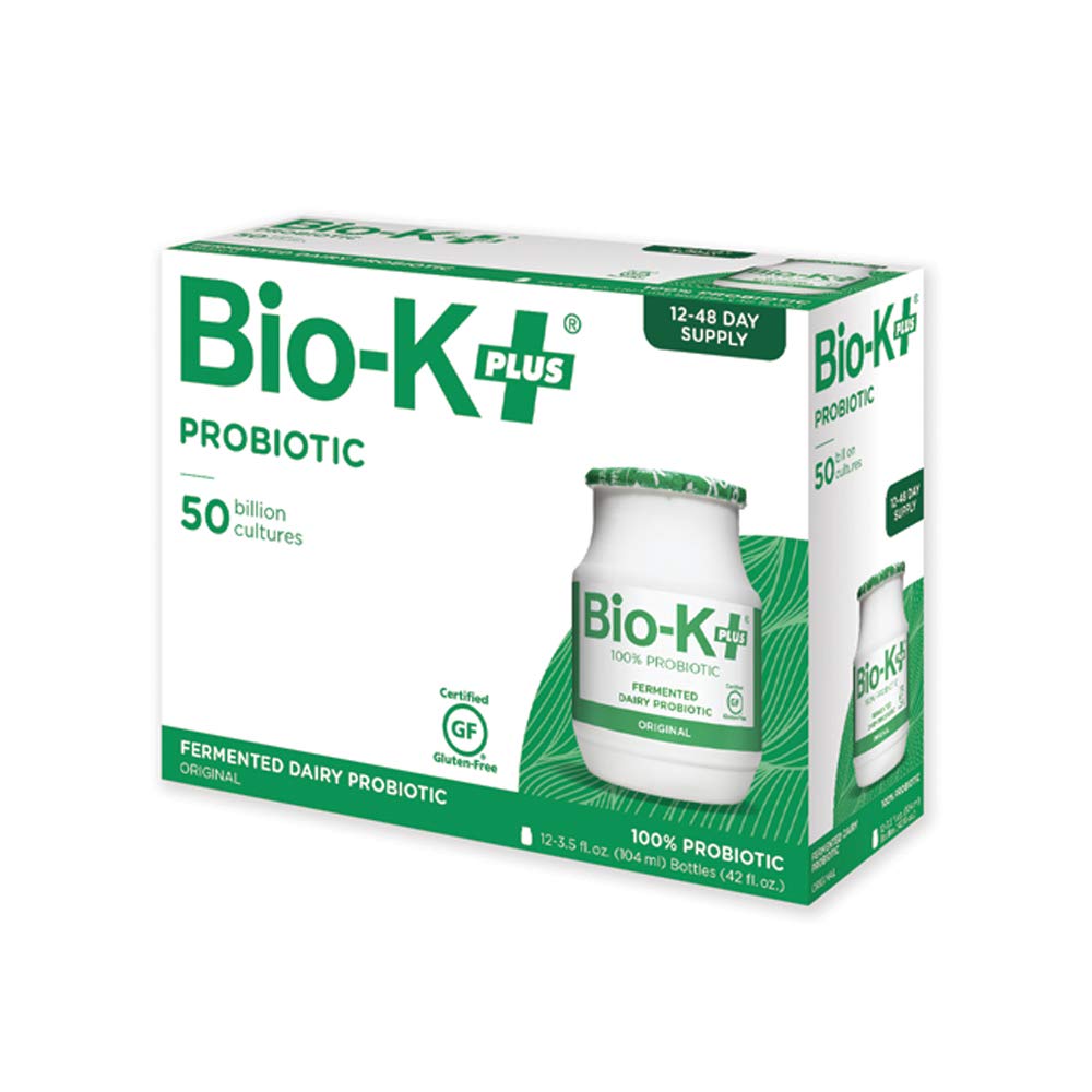 BioK Plus, Probiotic Dairy Original 50B, 3.5 Fl Oz, 12 Count Buy