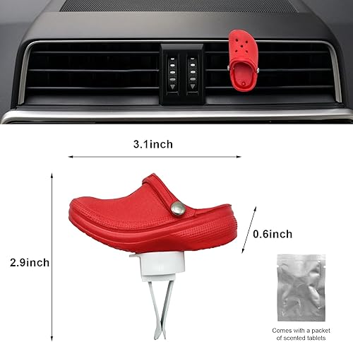 Miniatura 2 de Sylvil Linda ventilación de aromaterapia en forma de zapato, difusor creativo de clip de perfume, ambientadores de automóvil con clip de