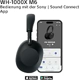 Sony WH-1000XM6 Casque sans-Fil Bluetooth à réduction de Bruit Noir, Son Hi-Res Unique, Confortable, Conception Pliable, Etui résistant, 30h Autonomie, iOS & Android - Noir - 12