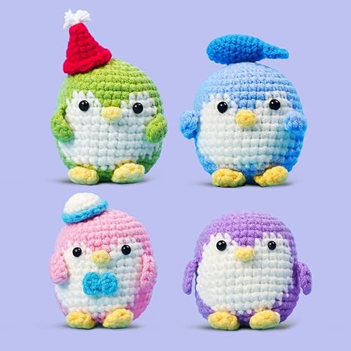 Miniatura 2 de YILIFEIDA Kit de ganchillo para principiantes, juego de iniciación todo incluido con hilo, ganchos de ganchillo, guía paso a paso, marcadores de