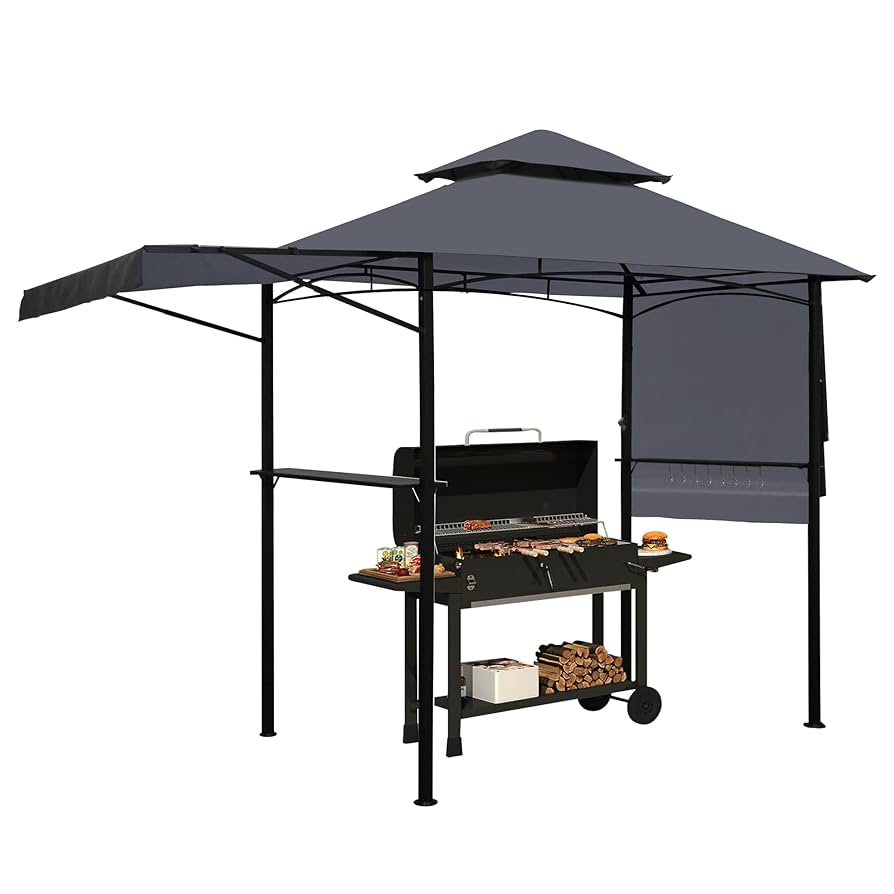 Amazon.com : Raysfung 14 x 5FT Grill Gazebo Outdoor BBQ