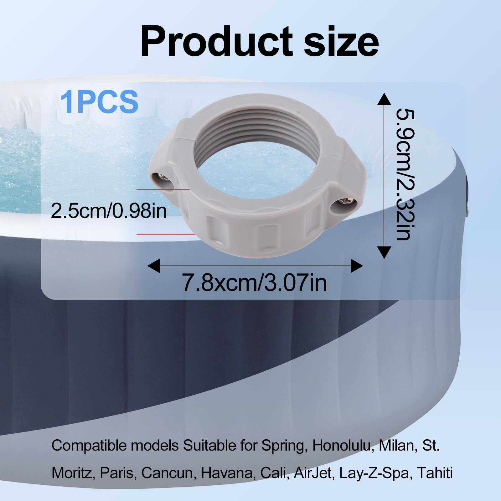 Aazon.co: Coupling Pup Inflation Adapter For Colean Lay-Z-Spa