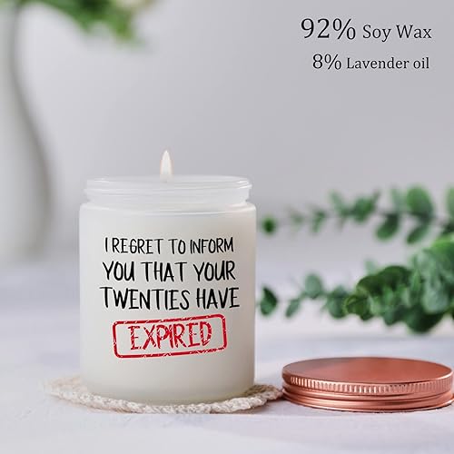 Miniatura 3 de Regalos de cumpleaños número 30 para mujeres y hombres - Divertida vela de cumpleaños de 30 años