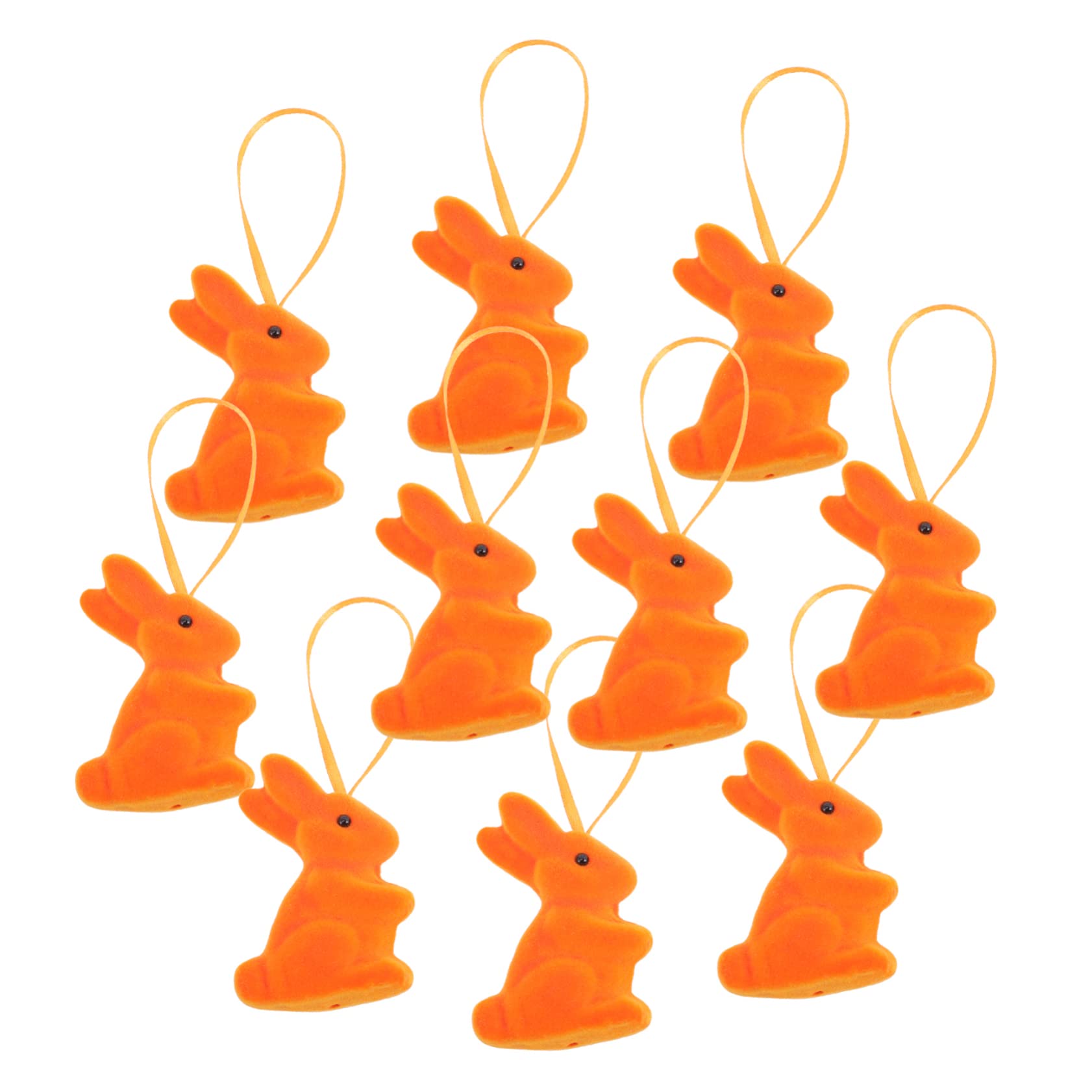 Cabilock 30 Piezas De Decoración De Pascua Colgante De Conejo De Pascua DIY Mini Decoraciones De De Conejito De Pascua Adornos De De Pascua Adornos De Pascua para Árbol