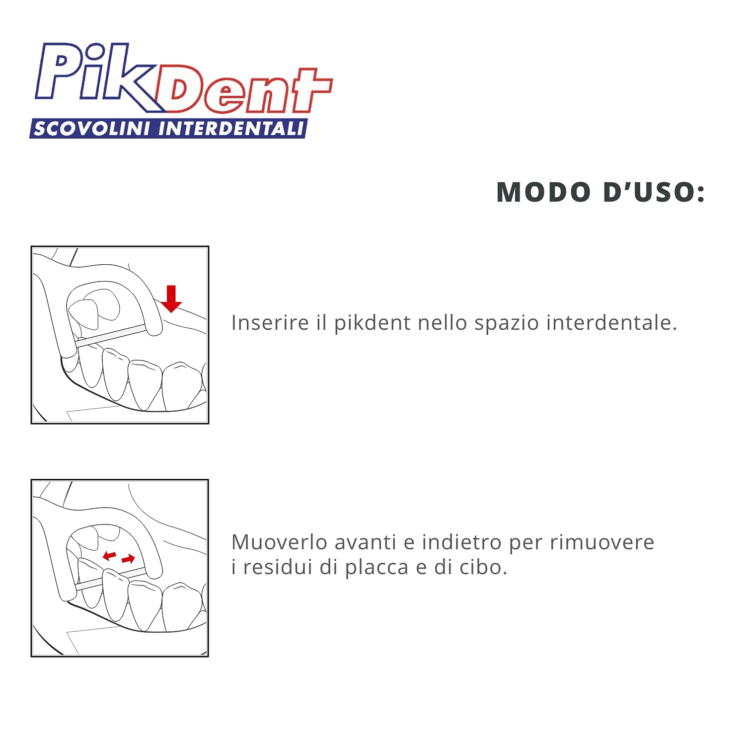 Pikdent Zero Spazi Stretti - Forcelle Interdentali con nastro in PTFE - Comode Come Lo Stuzzicadenti, Efficaci Come il Filo Interdentale - 30 Forcelle