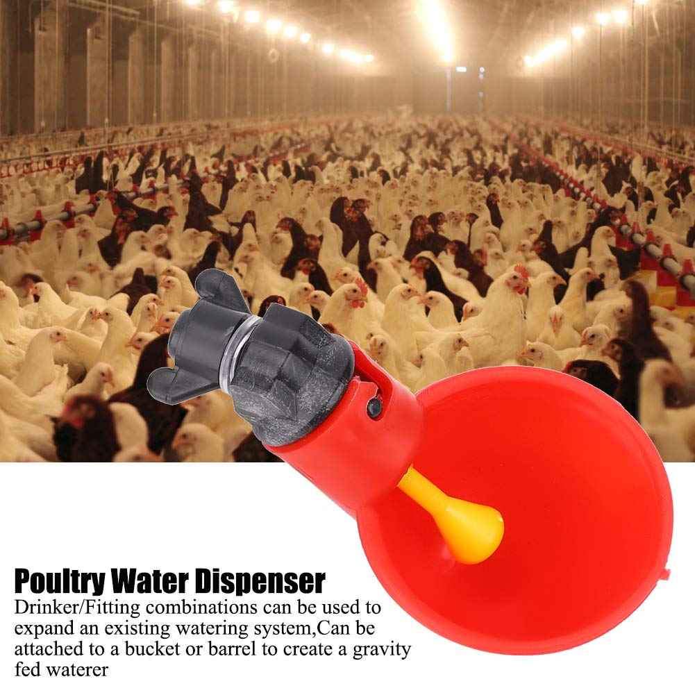 Essayez Le Distributeur d'eau à Boire Tasse de Consommateur de Consommateur de Buveur d'eau Distributeur d'eau Automatique, 10pcs en Plastique Automatique AI Oiseau à Eau Dispensateur Dispeller