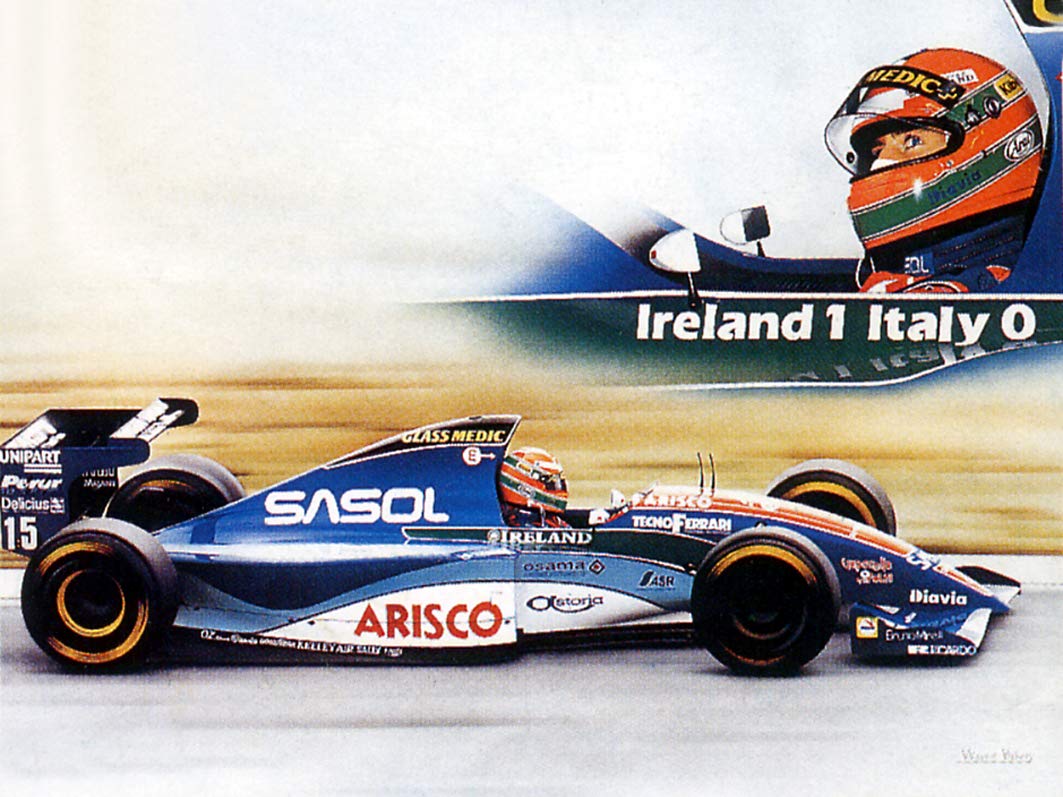 Eddie Irvine by Wayne Vickery