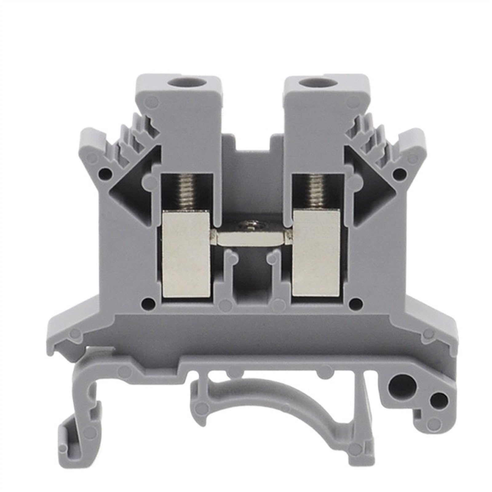 Bornier à vis à Double rangée sur Rail Din UKK5, 10 pièces, connecteurs électriques à Double pont, câble 32A