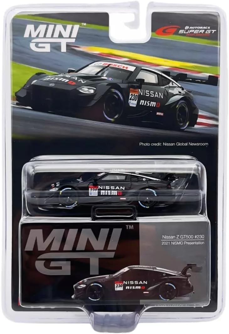 Diecast Collectibles Model Car Compatible with NISMO Presentation Mini GT 1:64 Super GT Series Nissan Z GT500#230 2021 Japan Exclusives Limited Edition MGT00755