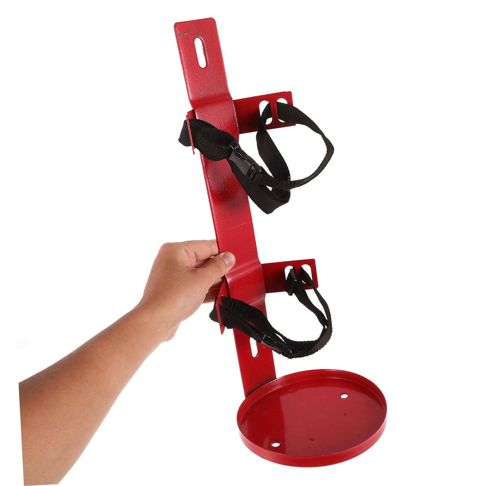 SHINEOFI Soporte Resistente para Extintores de Incendios Montaje Seguro para Vehículos de Pasajeros y Autobuses Instalación Rápida y Fiable Soporte con Correa para Fijación Estable Mejora