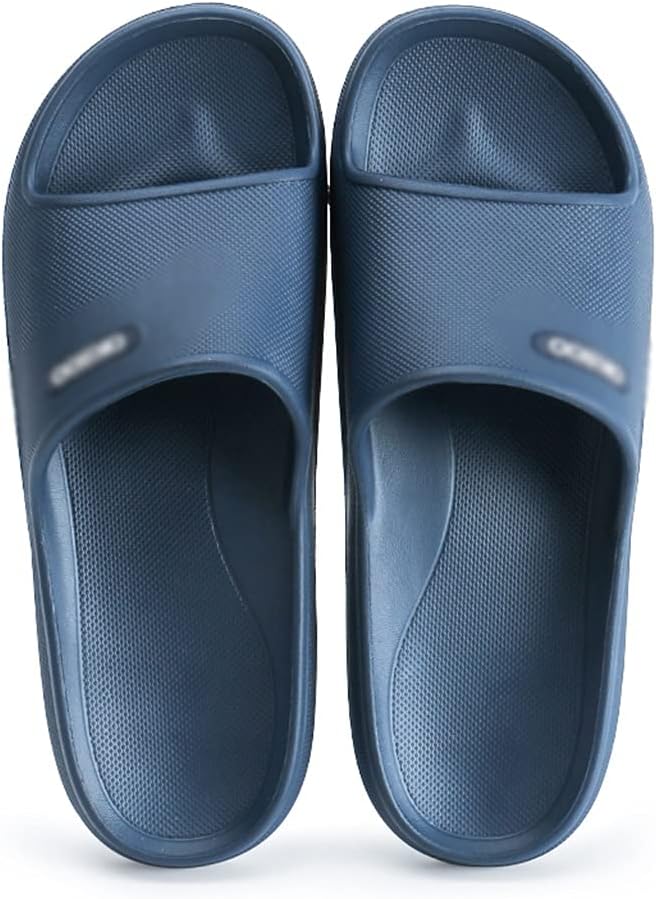 スリッパ滑り止めバスルーム家庭用ホームメンズソフトソール厚底サマーサンダルとスリッパ (Color : A, Size : 46/4