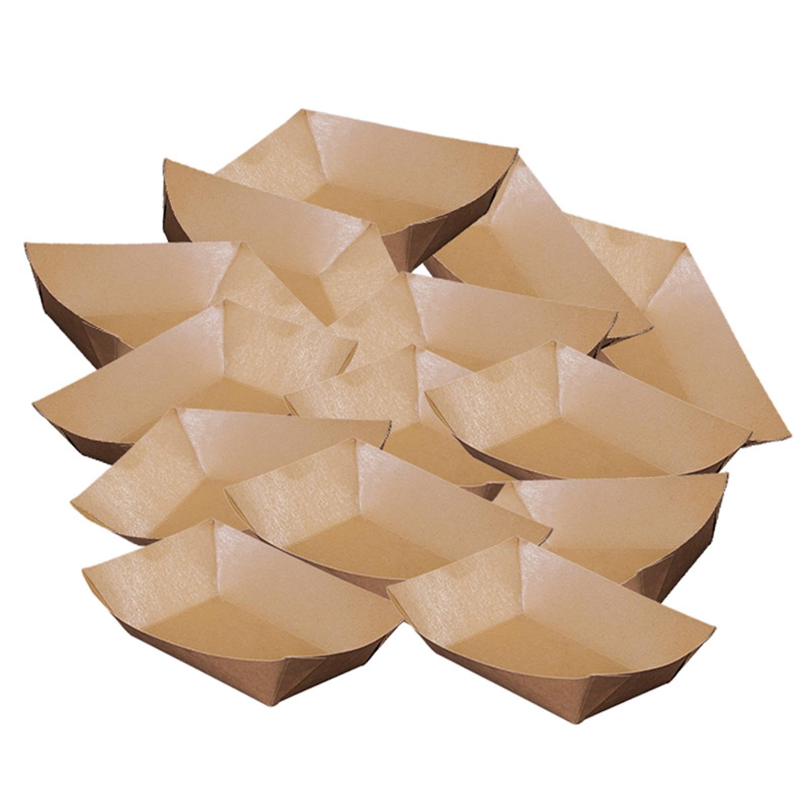 Barcos de papel para snacks y comida rápida 100 uds